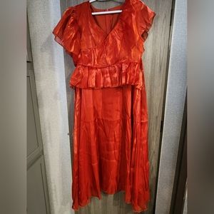 ☆red shiny dress☆